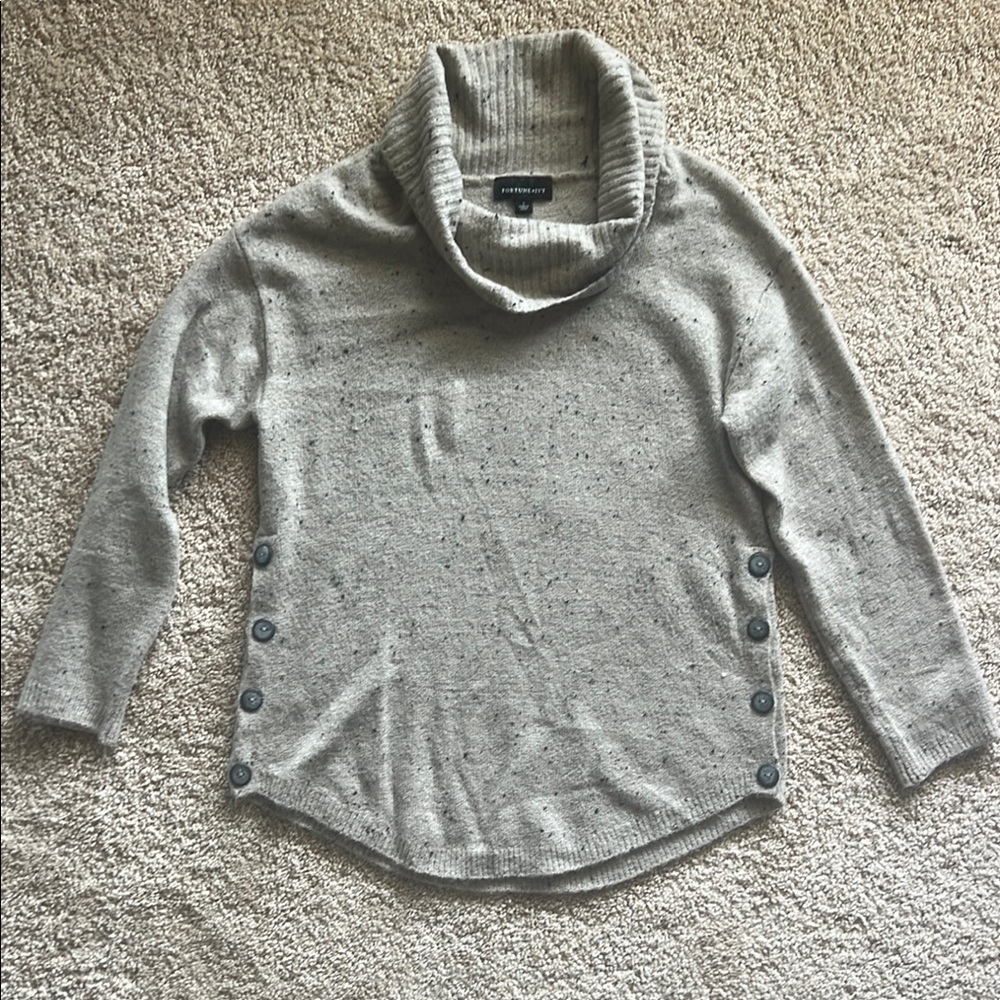 Stitch Fix Gray Cowl Neck Sweater